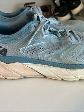 Hoka Women's Light Blue Athletic Running Shoes